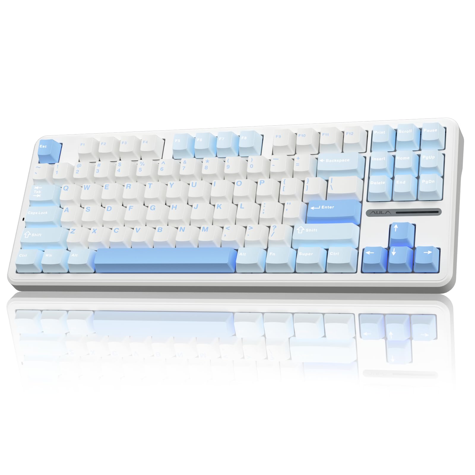 Foto 2 pulgar | Teclado Mecánico Inalámbrico Aula F87 75% Tkl Rgb Retroiluminado - Venta Internacional.