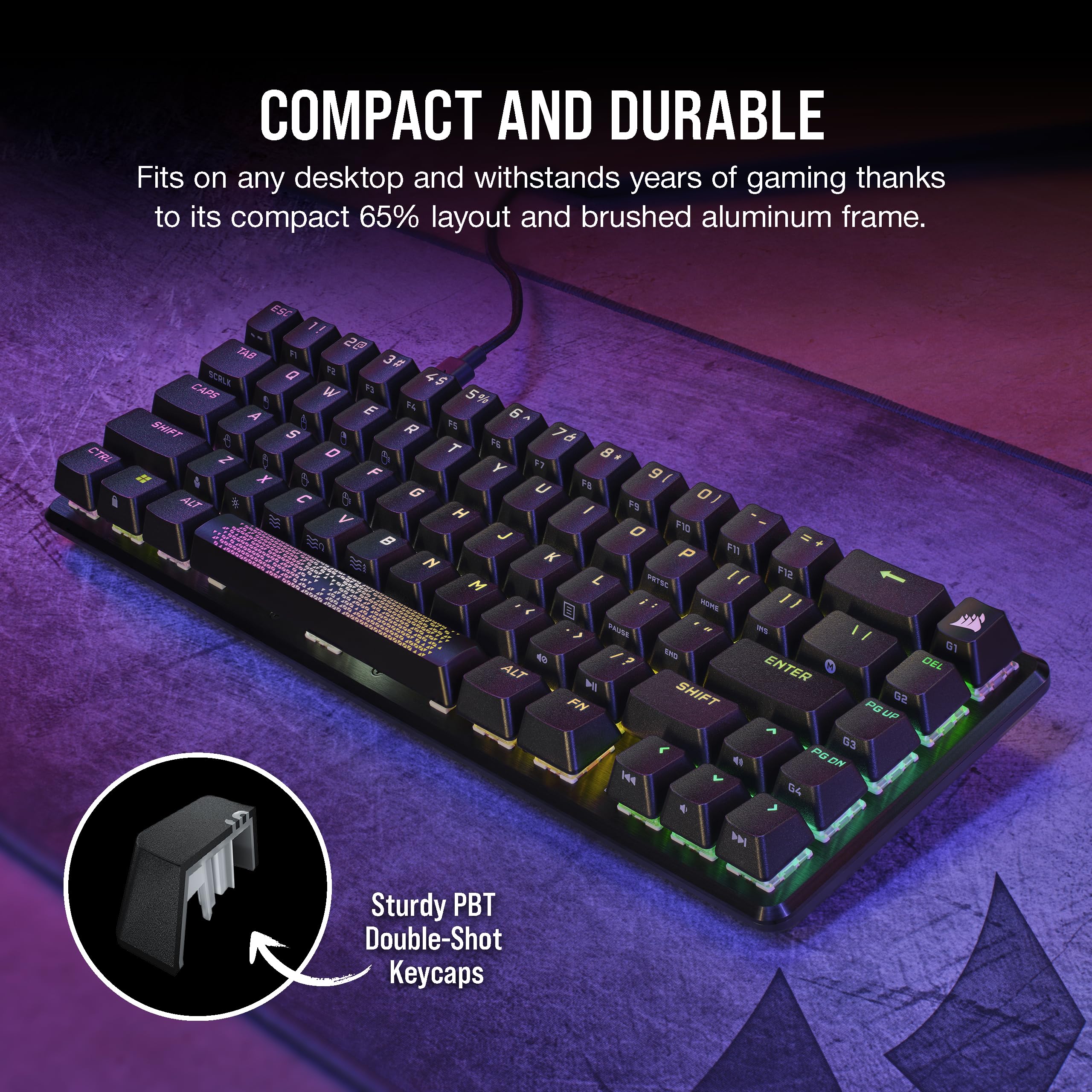 Foto 4 pulgar | Teclado Para Juegos Corsair K65 Pro Mini Rgb 65% Opx Switches - Venta Internacional.