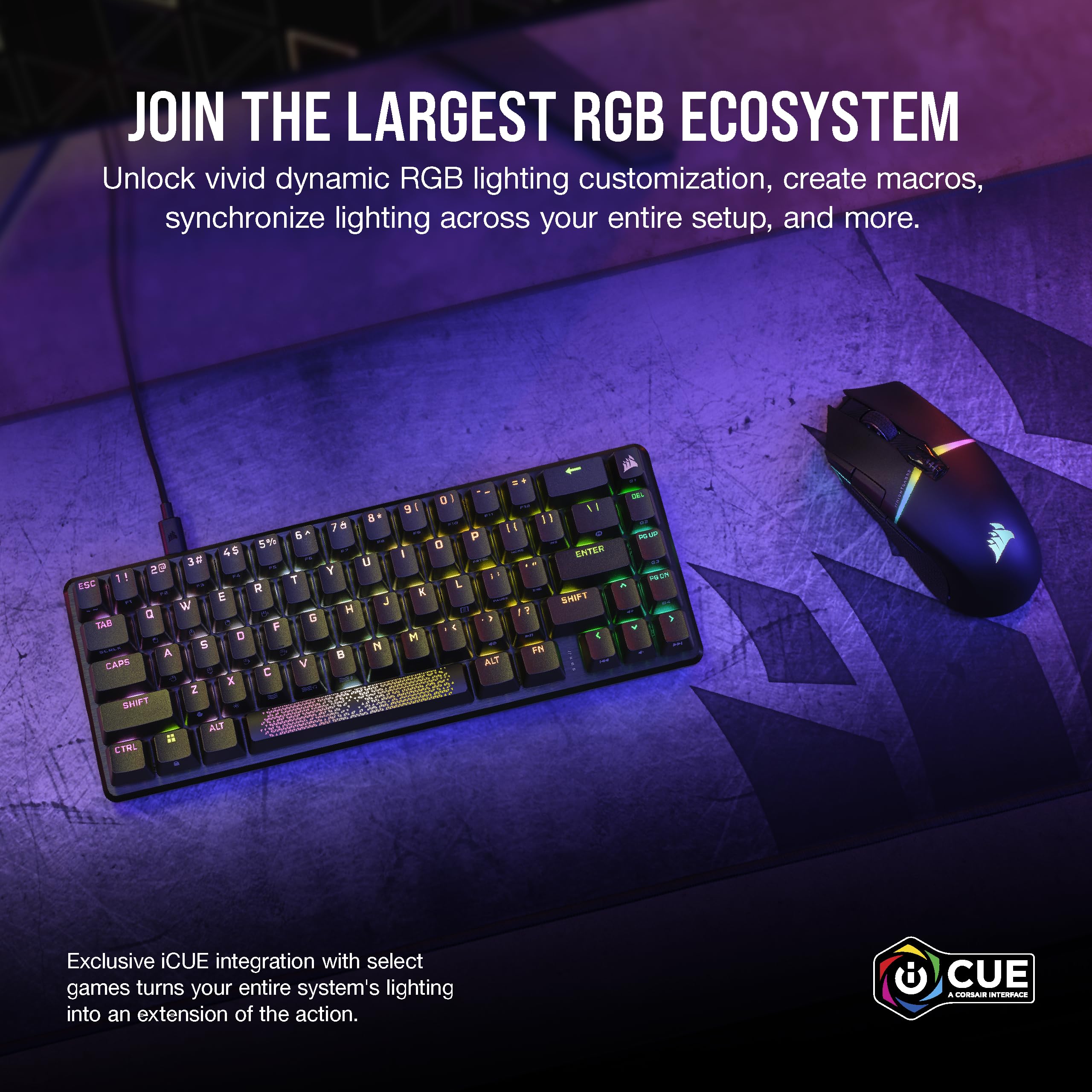 Foto 7 pulgar | Teclado Para Juegos Corsair K65 Pro Mini Rgb 65% Opx Switches - Venta Internacional.