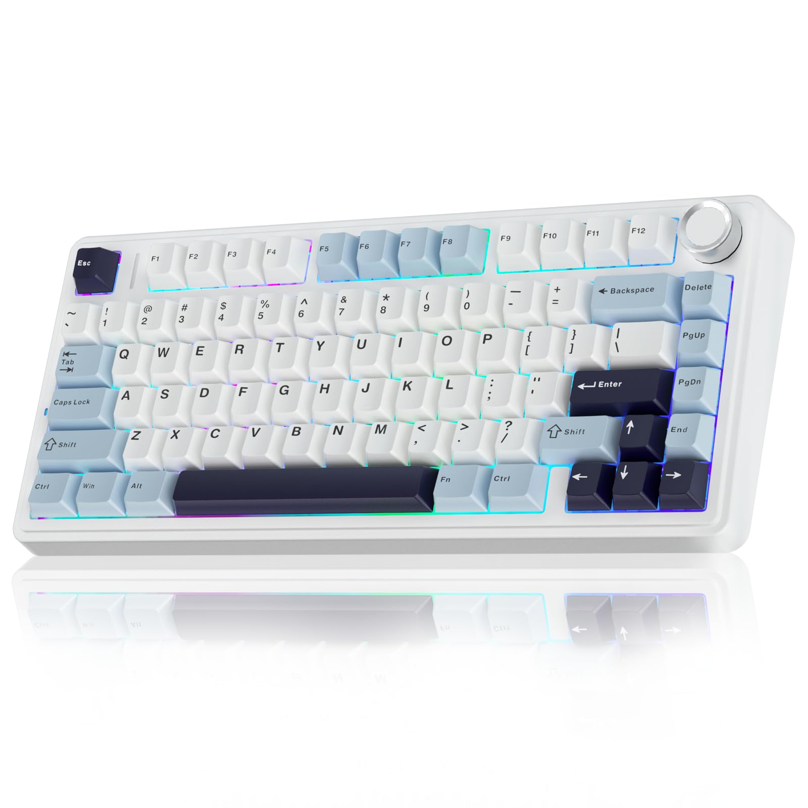 Foto 2 pulgar | Teclado Mecánico Inalámbrico Aula F75 75% Con Retroiluminación Rgb - Venta Internacional.