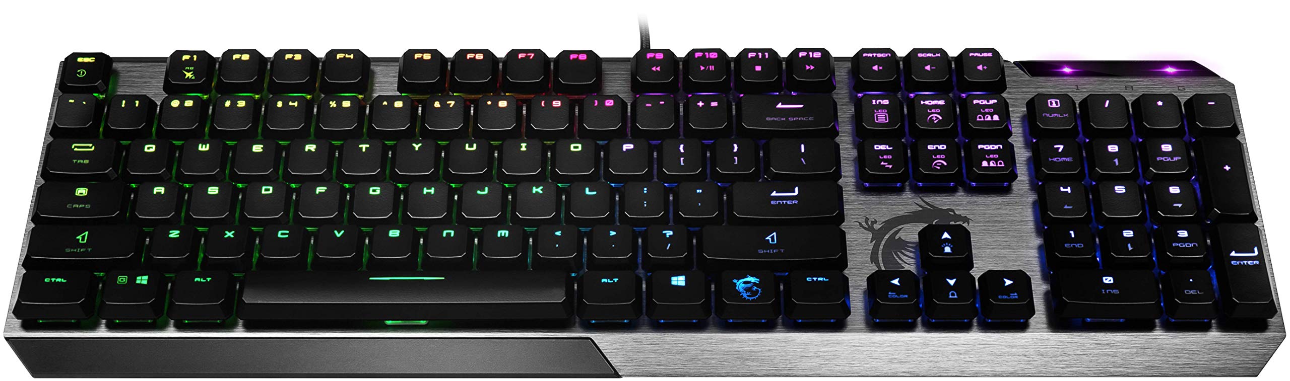 Foto 4 pulgar | Teclado Gaming Msi Vigor Gk50 Rgb Mechanical De Perfil Bajo - Venta Internacional.