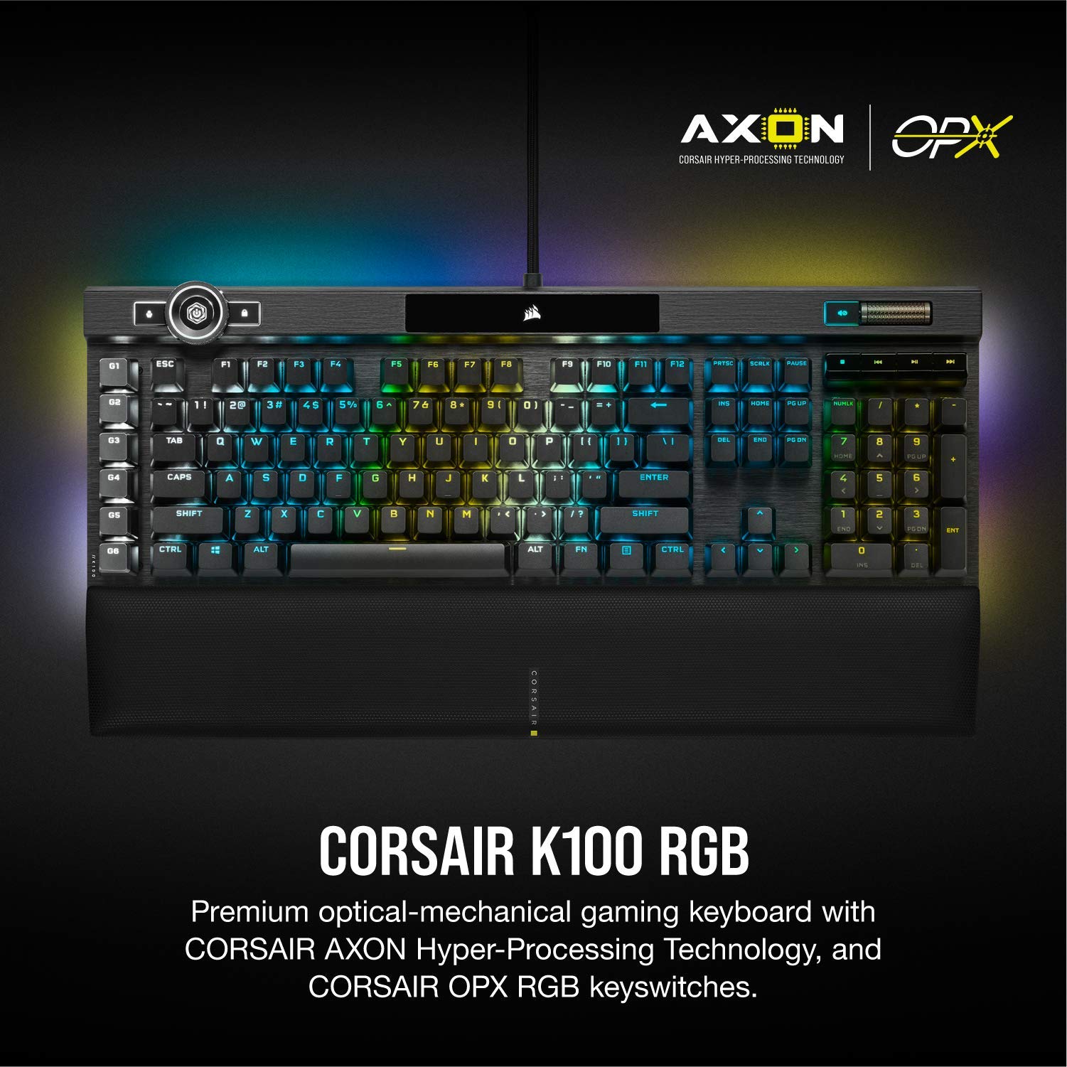 Foto 3 pulgar | Teclado Para Juegos Corsair K100 Rgb Óptico-mecánico Opx - Venta Internacional.