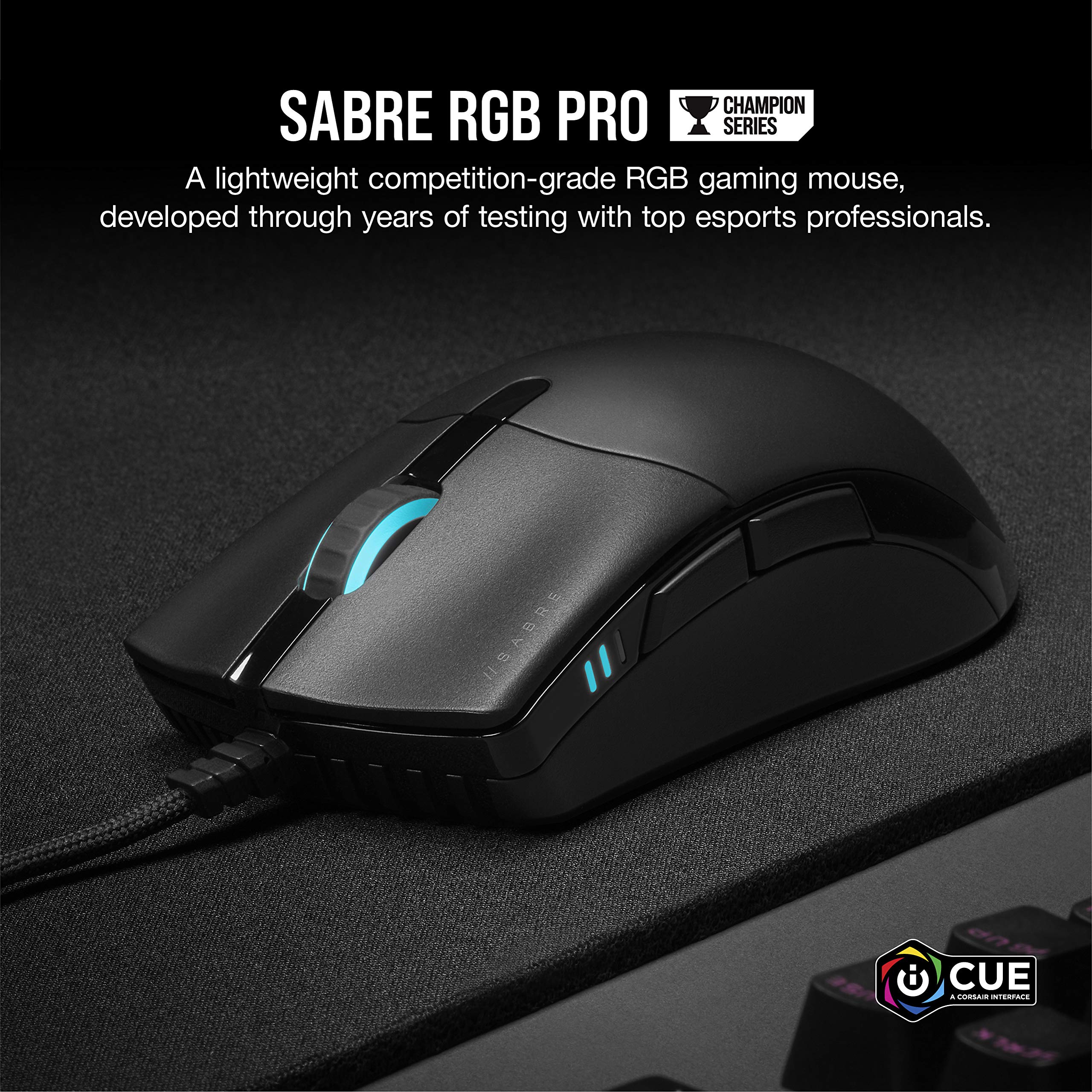 Foto 3 pulgar | Ratón Para Juegos Corsair Sabre Rgb Pro Champion Series 74g - Venta Internacional.