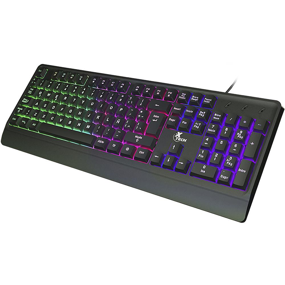 Foto 2 pulgar | Teclado Gamer Xtech Chevalier Rgb Usb Español Negro Xtk-505s