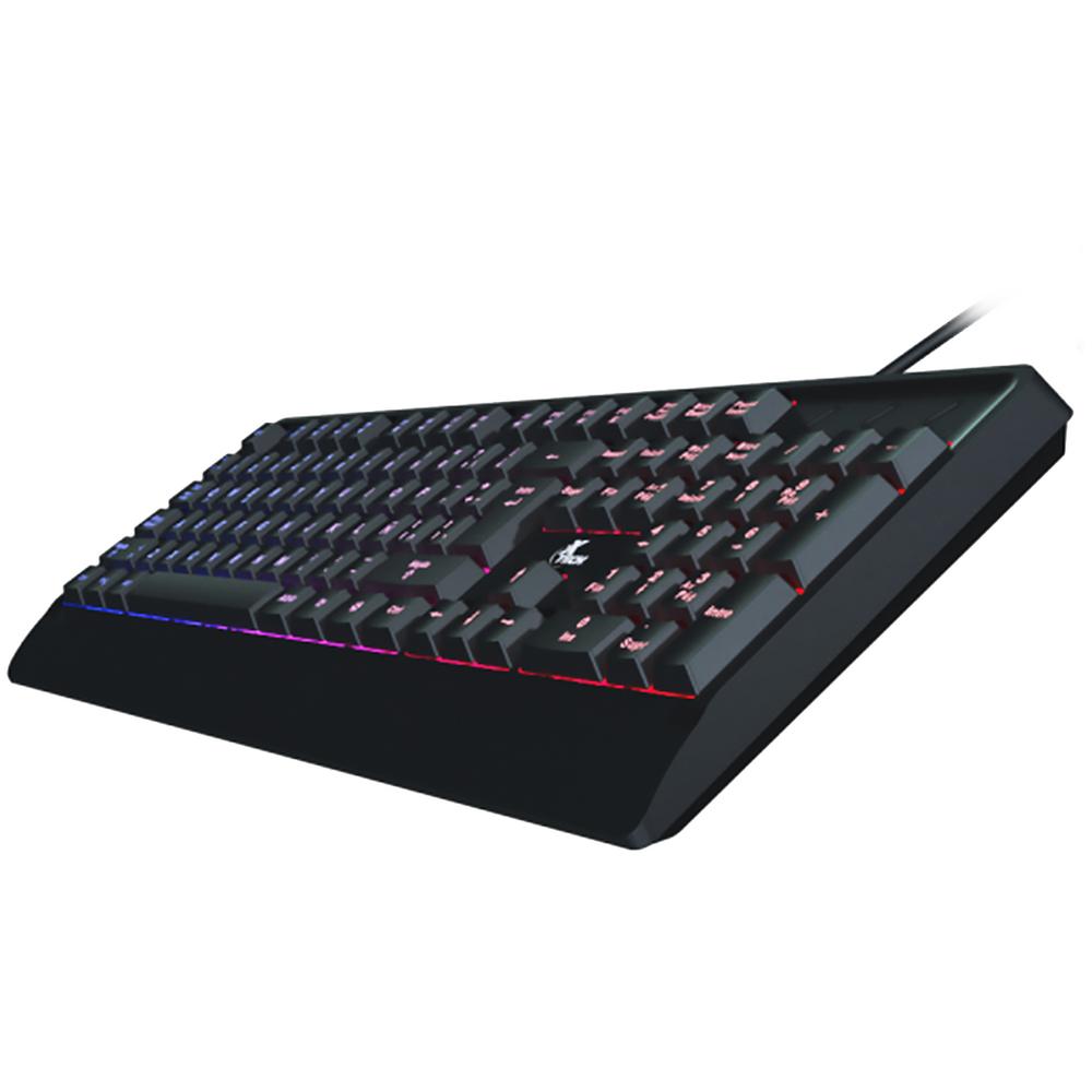 Foto 5 pulgar | Teclado Gamer Xtech Chevalier Rgb Usb Español Negro Xtk-505s