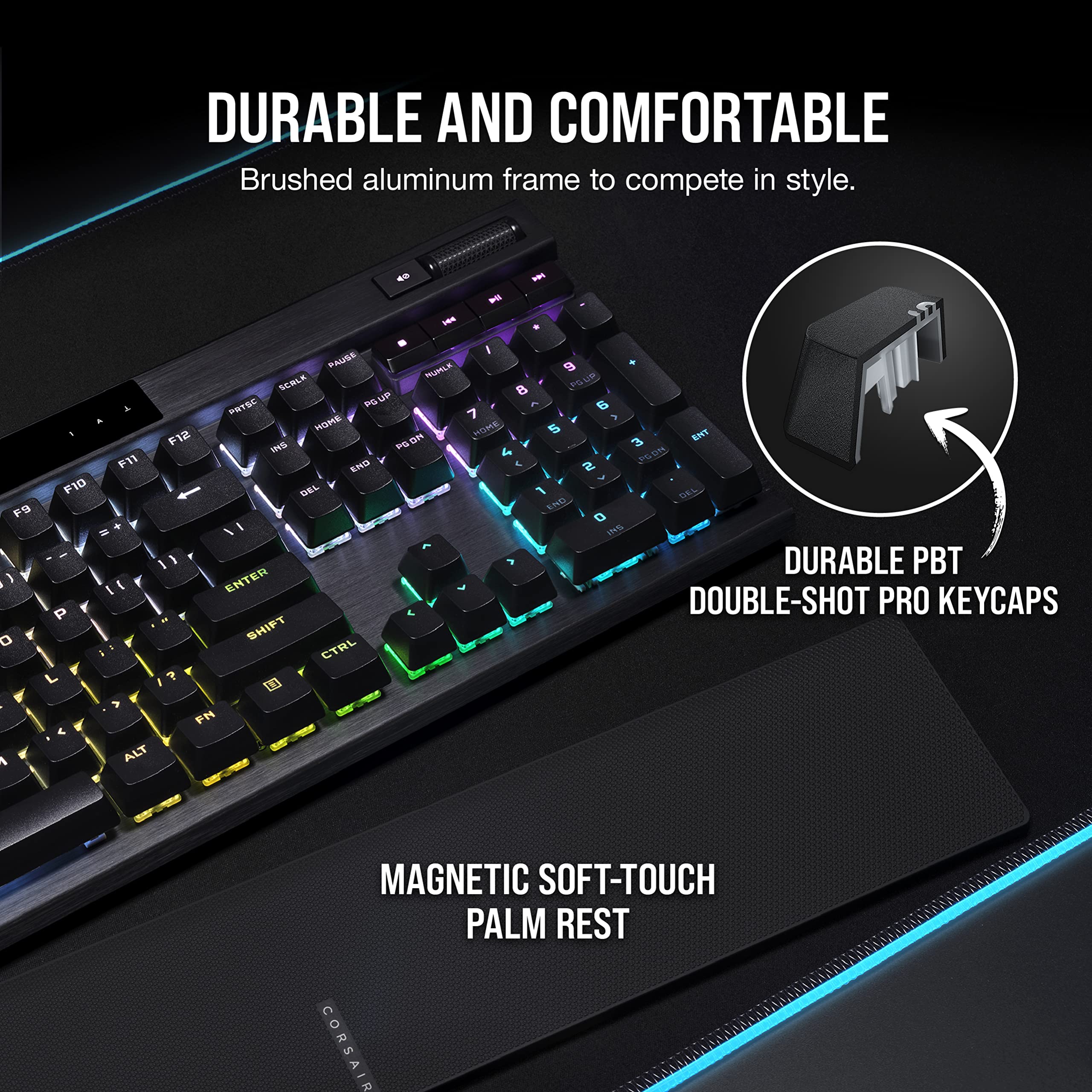 Foto 4 pulgar | Teclado Mecánico Para Juegos Corsair K70 Rgb Pro Cherry Mx Brown - Venta Internacional.