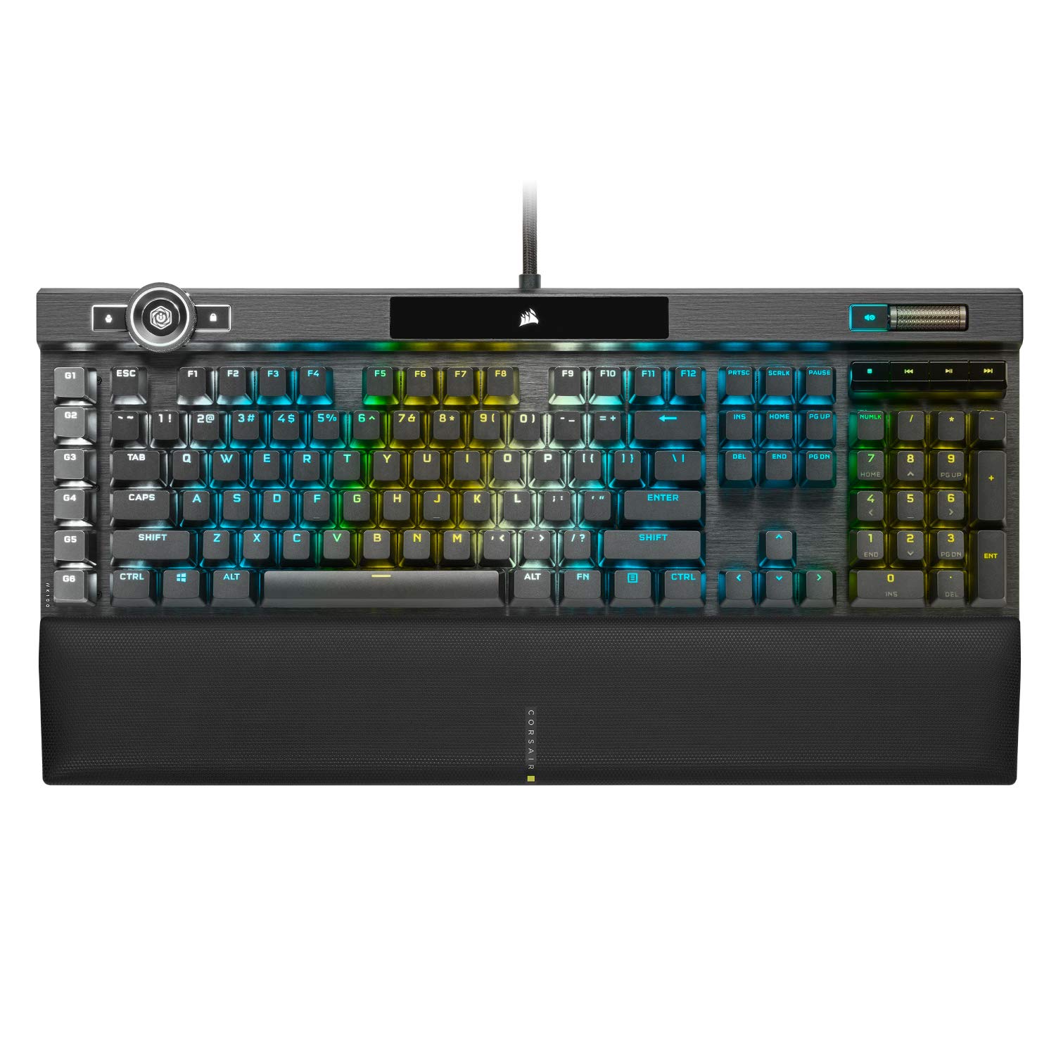 Foto 2 pulgar | Teclado Mecánico para Juegos Corsair K100 RGB con Interruptores Plateados - Venta Internacional