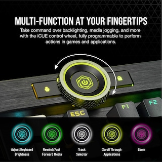 Foto 4 | Teclado Mecánico para Juegos Corsair K100 RGB con Interruptores Plateados - Venta Internacional