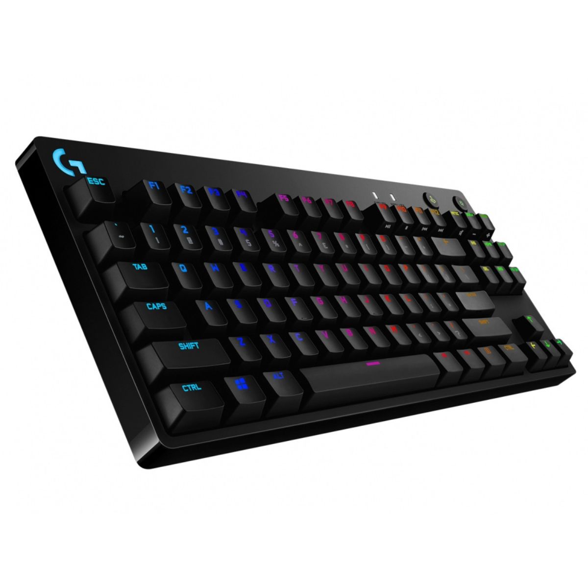 Foto 2 | Logitech Teclado Gamer G Pro Rgb, Mecánico, Switch Gx Blue, Alámbrico, Negro (inglés)