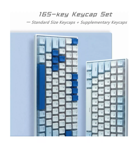 Foto 4 pulgar | Wünd Pbt Keycaps Perfil Pbt Oem Para Teclado Gamer 165 Teclas