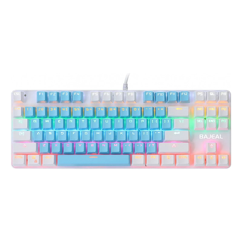 Foto 1 | Teclado Mecánico Genérico De 87 Teclas Con Cable - Venta Internacional.