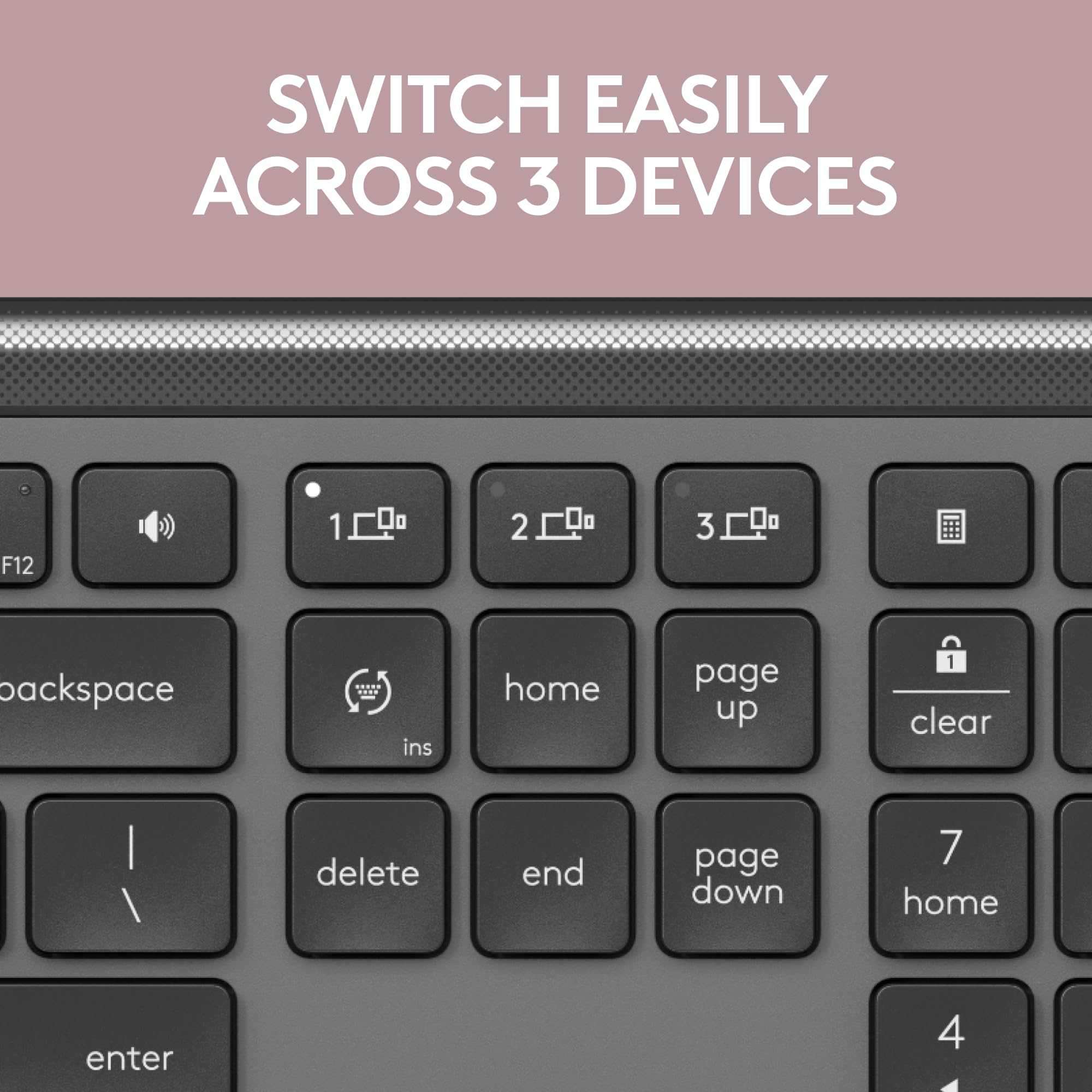 Foto 4 pulgar | Teclado Inalámbrico Logitech Signature Slim K950 Bluetooth - Venta Internacional.