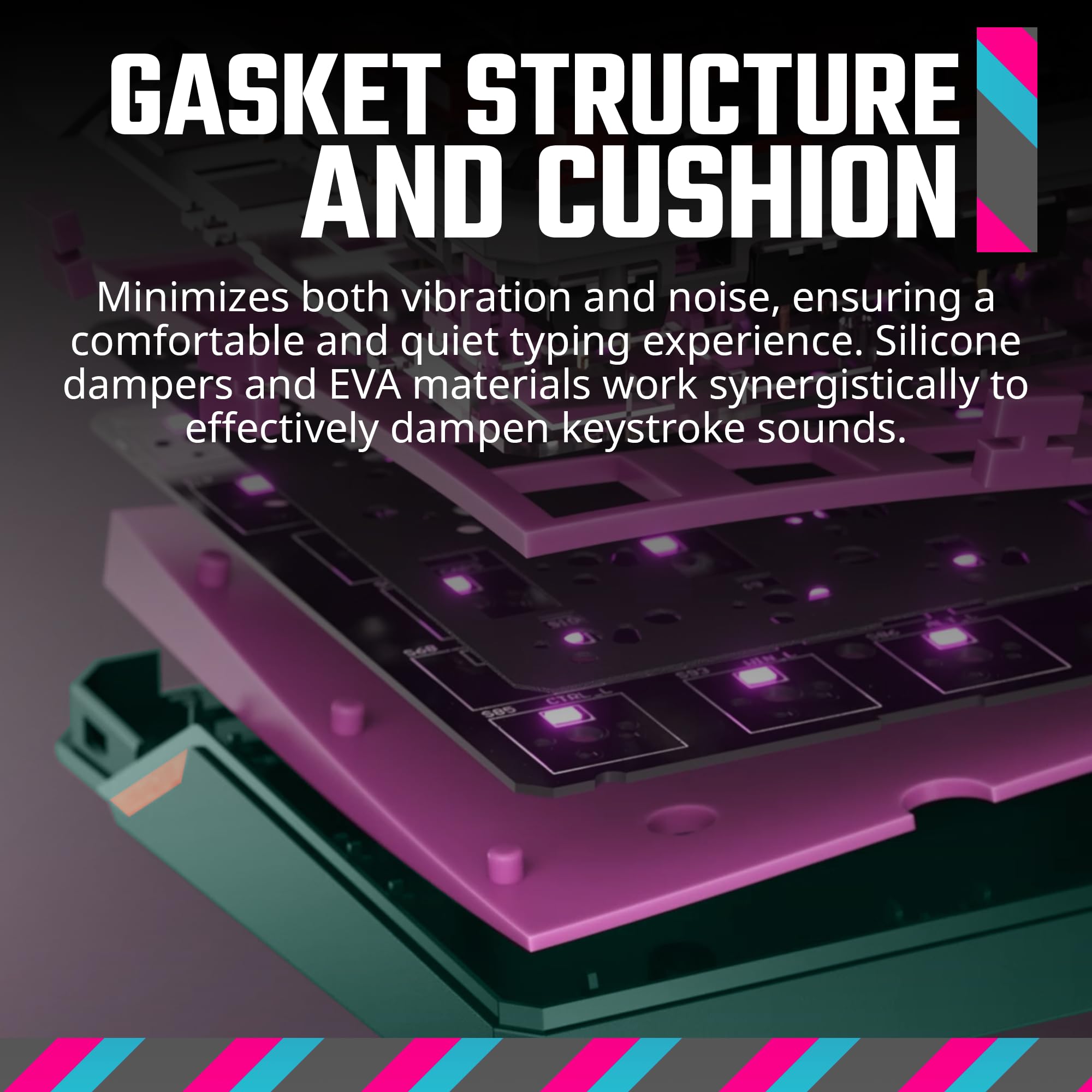 Foto 6 pulgar | Teclado Cooler Master Mk770 Macaron Inalámbrico Mecánico Rgb - Venta Internacional.