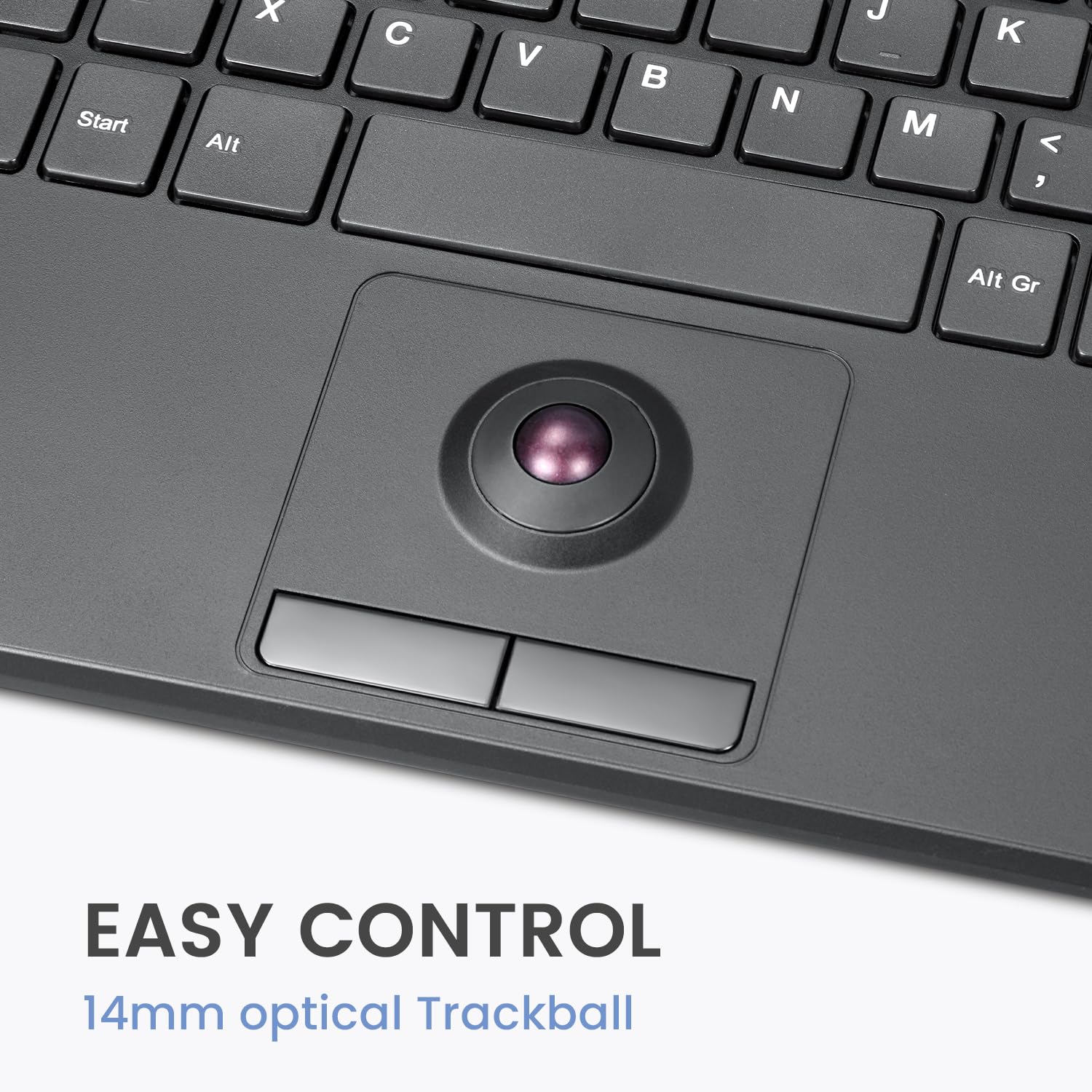 Foto 5 pulgar | Teclado Perixx Periboard-538 Us Wired Compact Con Trackball - Venta Internacional.