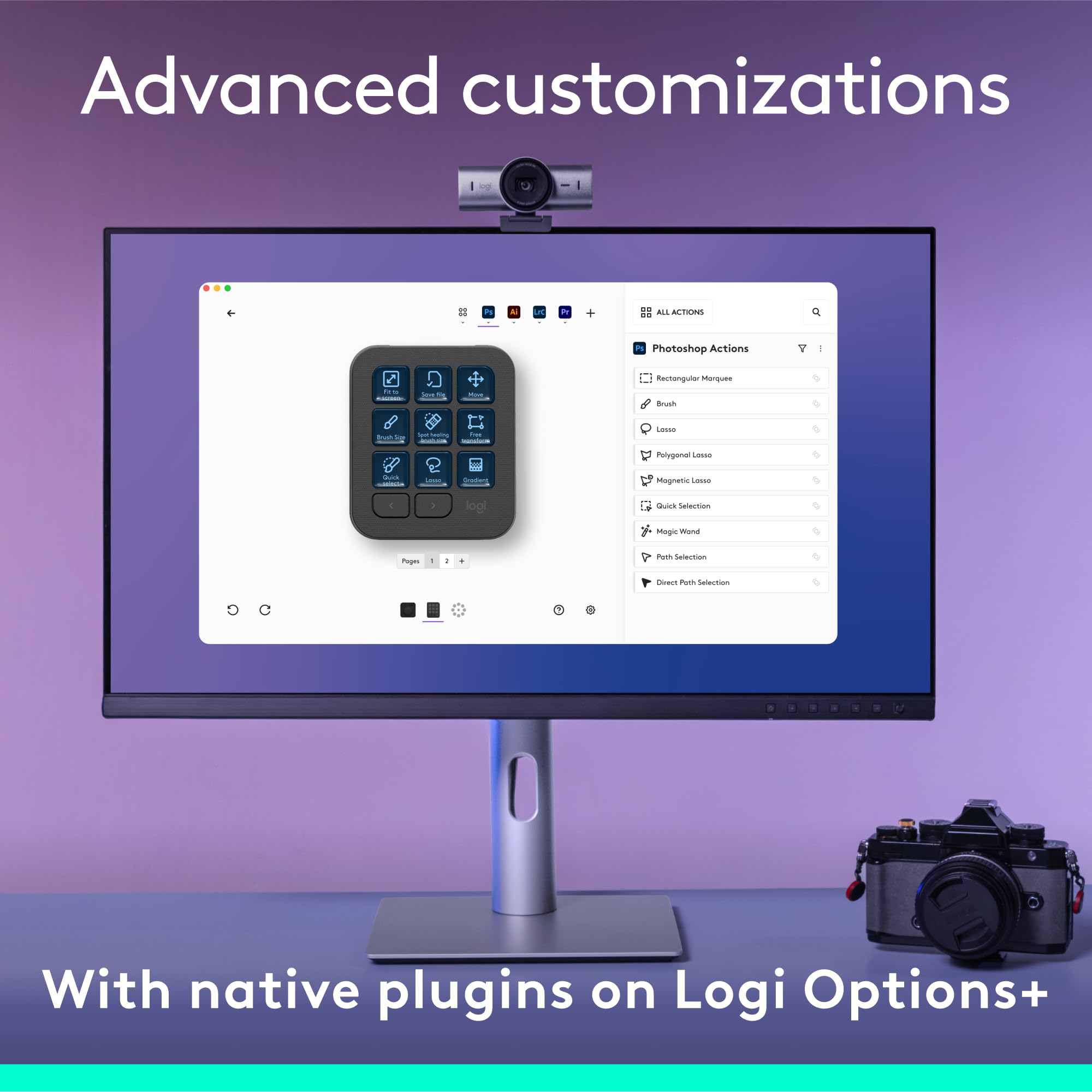 Foto 6 pulgar | Creative Console Logitech Mx Con Adobe Creative Cloud Durante 3 Meses - Venta Internacional.