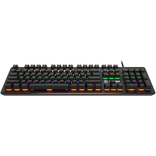 Foto 4 | Teclado Gamer Msi Forge Gk300 Blue Us Rgb Usb Switch Azul Mecanico Negro