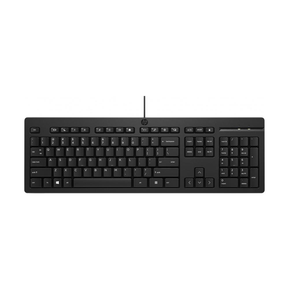 Foto 1 | Teclado Hp 125, Alámbrico, Usb, Negro, Español