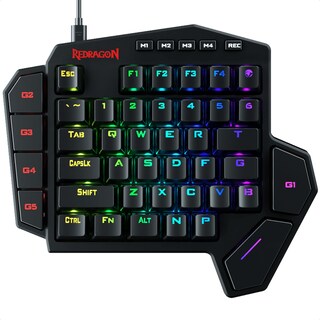 Foto 2 | Teclado Redragon Diti K585rgb Mecanico Switch Brown Gaming Ingles
