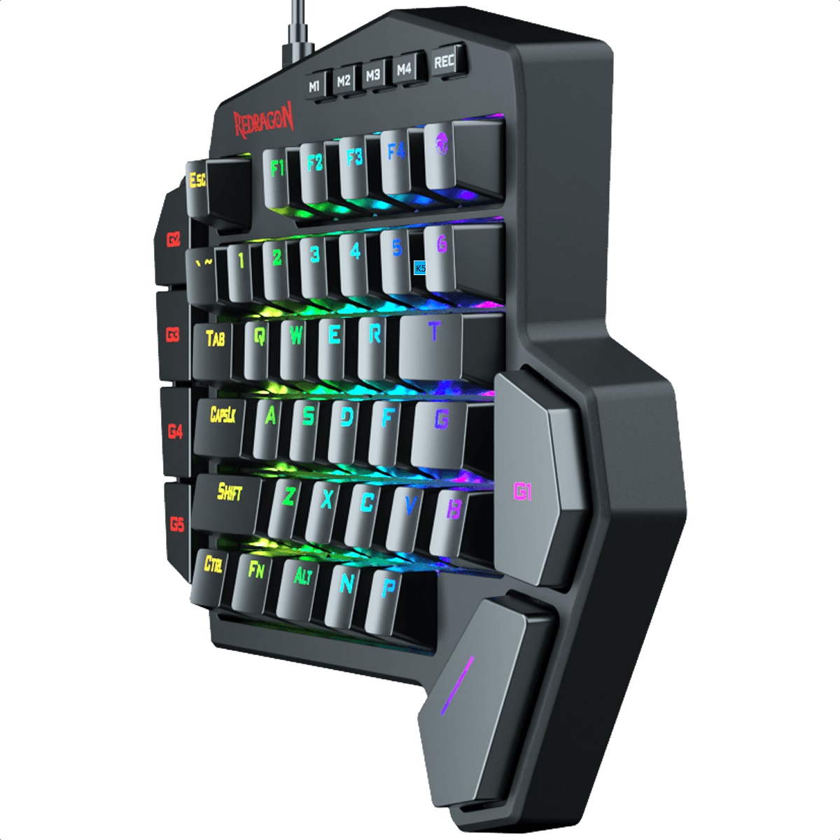 Foto 4 pulgar | Teclado Redragon Diti K585rgb Mecanico Switch Brown Gaming Ingles
