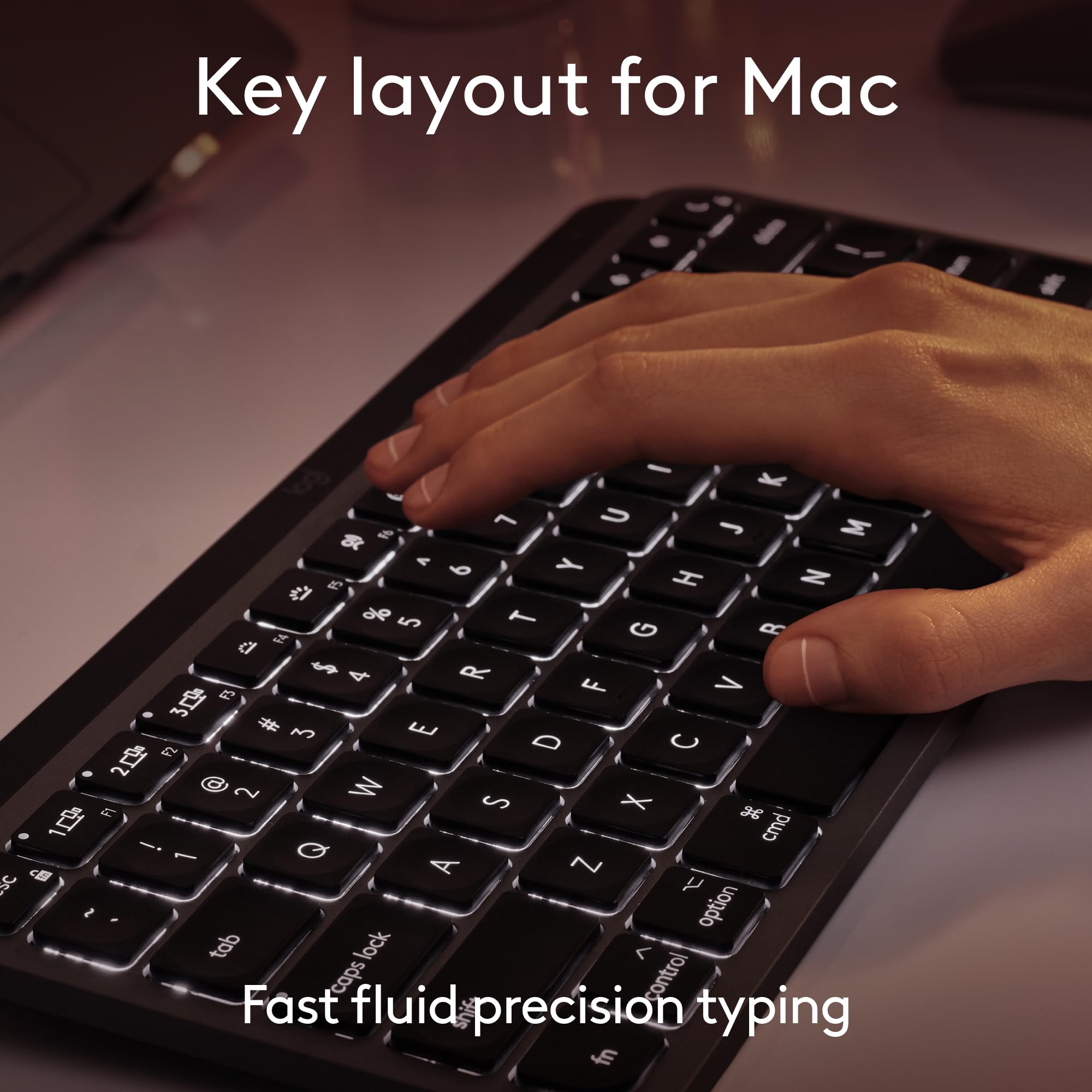 Foto 2 | Teclado Inalámbrico Logitech Mx Keys Mini Para Mac Space Grey - Venta Internacional.