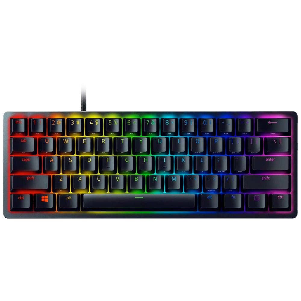 Foto 2 pulgar | Teclado Gamer Razer Huntsman Mini 60% Switch Purple Optico Idioma Ingles Usb-c Color negro