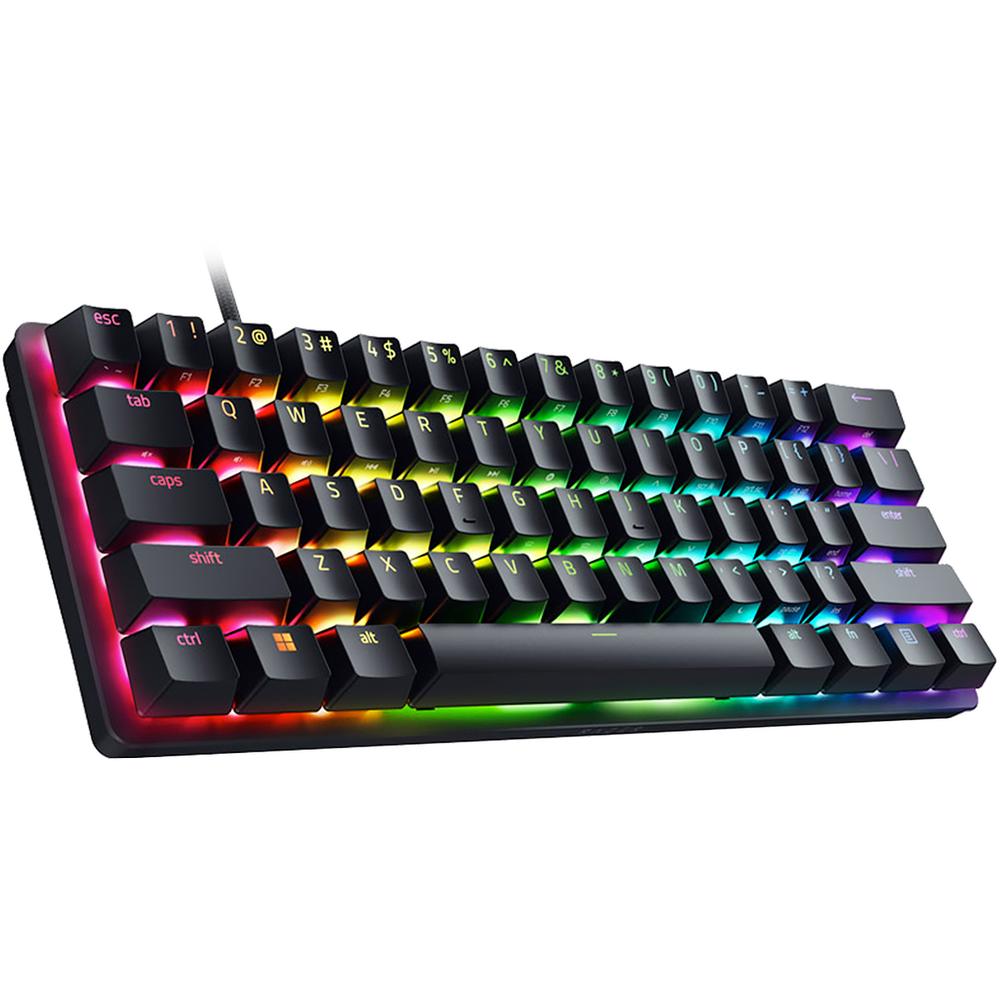 Foto 3 pulgar | Teclado Gamer Razer Huntsman Mini 60% Switch Purple Optico Idioma Ingles Usb-c Color negro