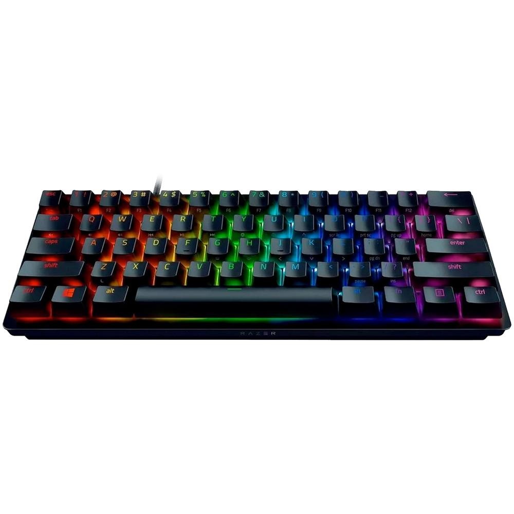 Foto 6 pulgar | Teclado Gamer Razer Huntsman Mini 60% Switch Purple Optico Idioma Ingles Usb-c Color negro