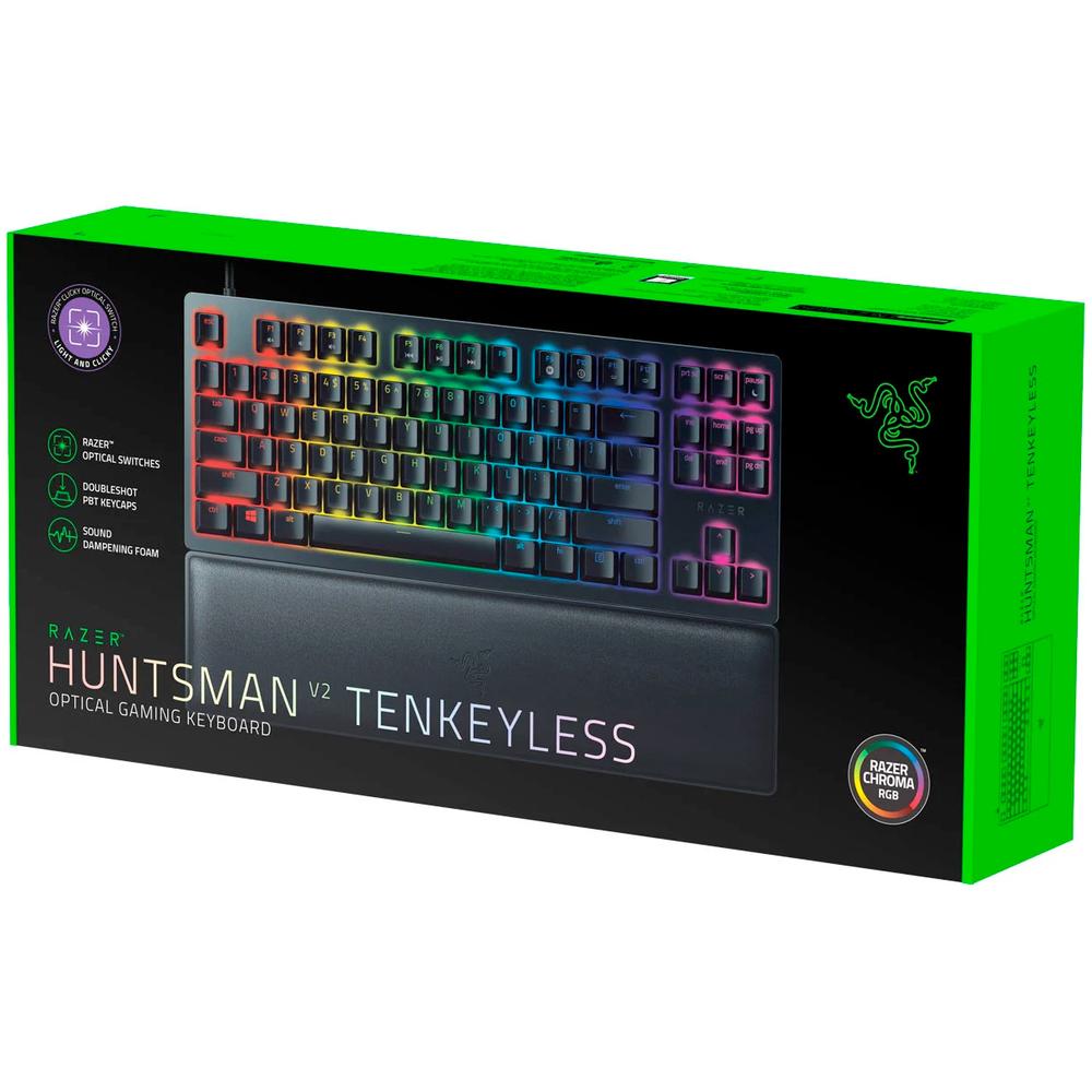 Foto 6 pulgar | Teclado Gamer Razer Huntsman V2 Tkl Switch Red Idioma Español