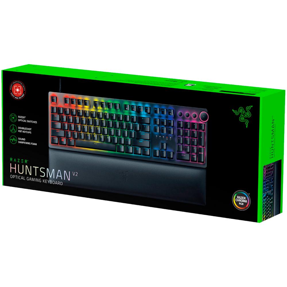 Foto 6 pulgar | Teclado Gamer Razer Huntsman V2 Switch Purple Óptico Idioma Español
