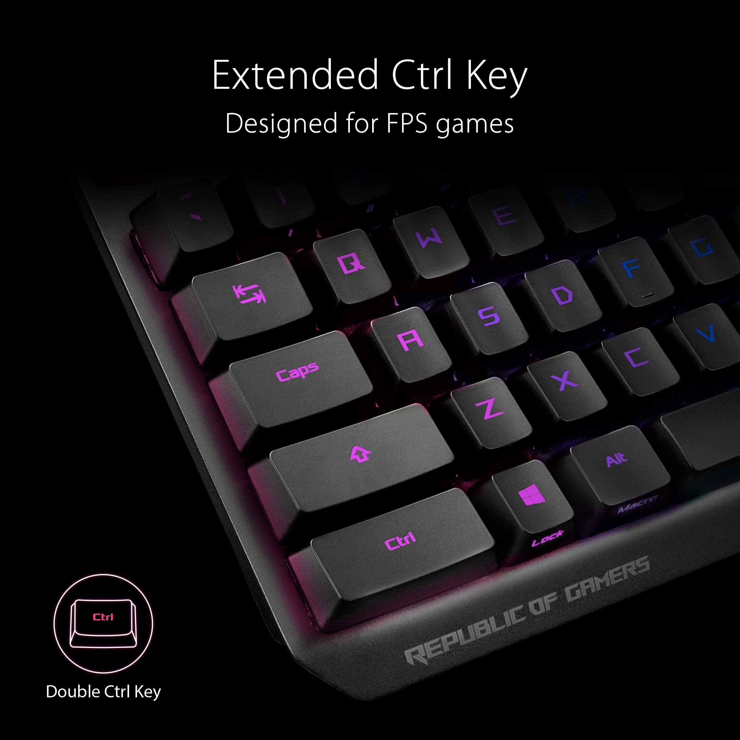 Foto 6 pulgar | Teclado Para Juegos Asus Aura Rgb A Prueba De Agua - Venta Internacional.