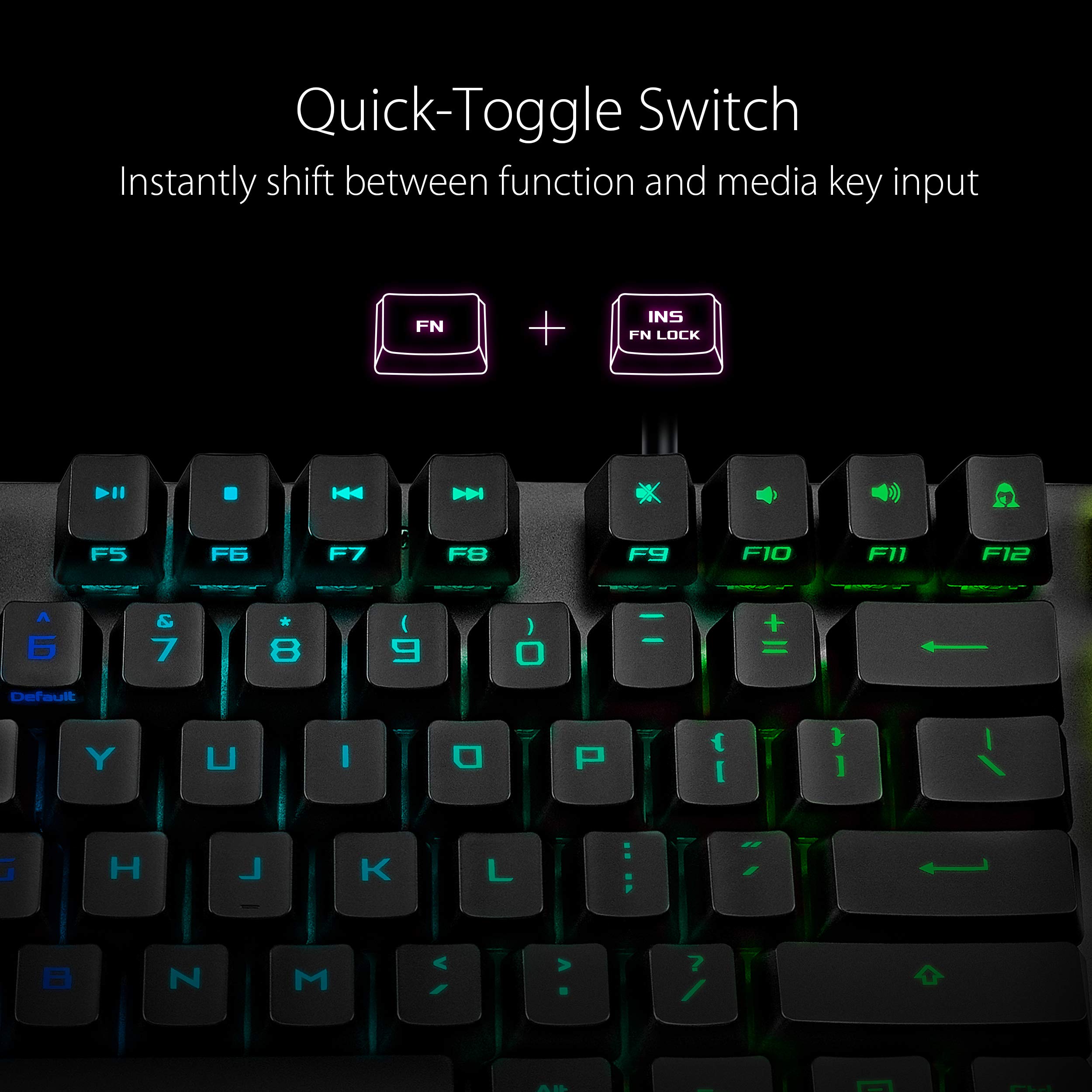 Foto 8 pulgar | Teclado Para Juegos Asus Aura Rgb A Prueba De Agua - Venta Internacional.