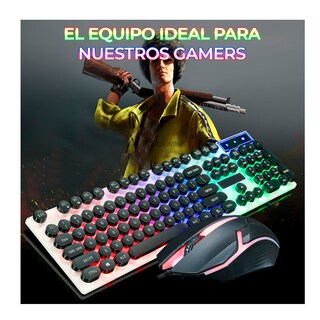 Foto 4 | Kit Tecladoy Mouse Gamer Iluminacion Rgb