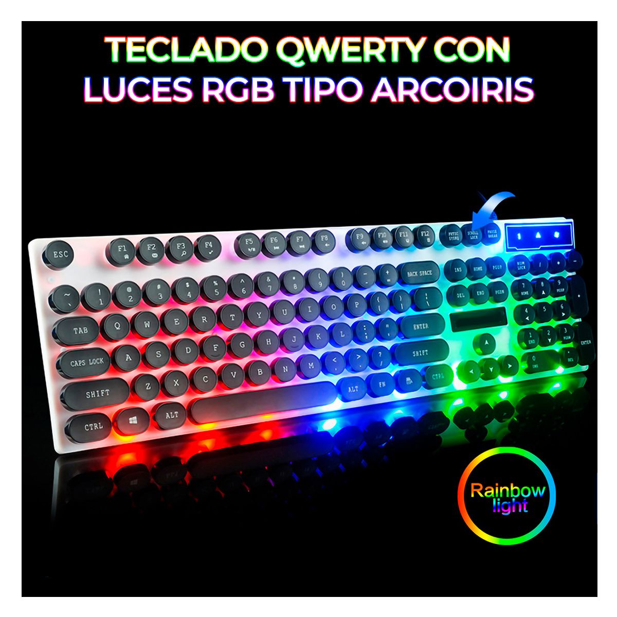 Foto 5 | Kit Tecladoy Mouse Gamer Iluminacion Rgb