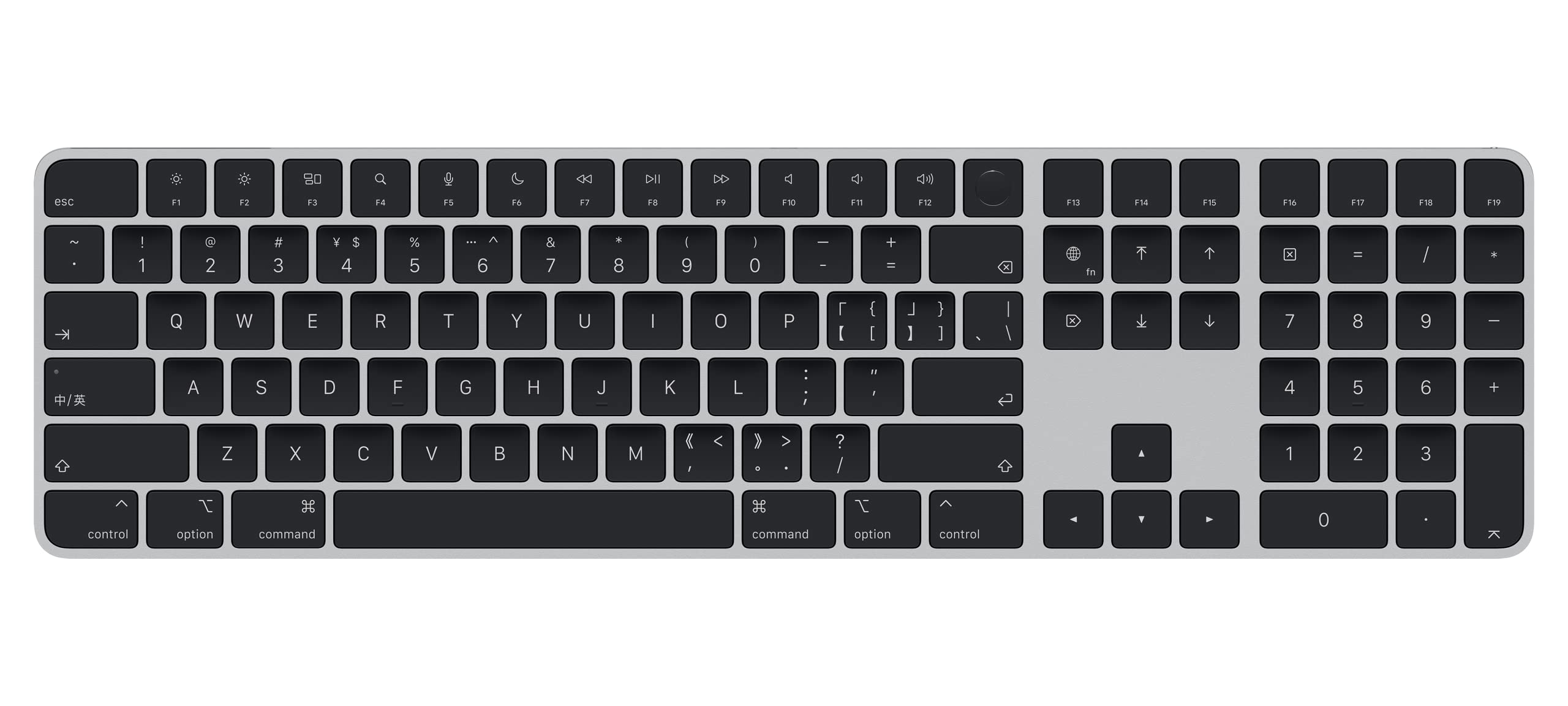 Teclado Apple Magic Con Touch Id Y Teclado Numérico - Venta Internacional.