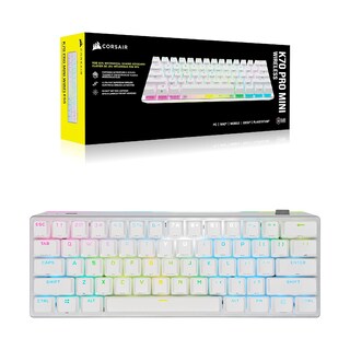 Foto 2 | Teclado Mecanico Corsair K70 Pro Mini Blanco Wireless Interruptores Cherry Rgb