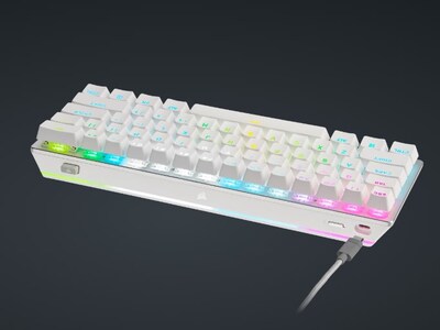 Foto 4 | Teclado Mecanico Corsair K70 Pro Mini Blanco Wireless Interruptores Cherry Rgb