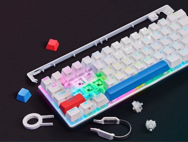 Foto 5 | Teclado Mecanico Corsair K70 Pro Mini Blanco Wireless Interruptores Cherry Rgb