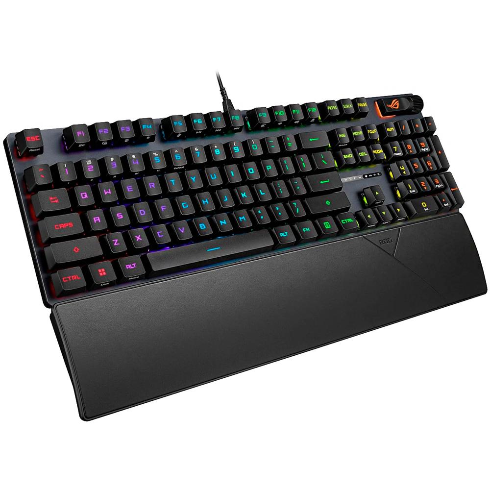 Foto 3 | Teclado Gamer Mecanico Asus Rog Strix Scope Ii Rx Switch Rog Rx Blue Ergonomico Usb 2.0 Rgb Negro