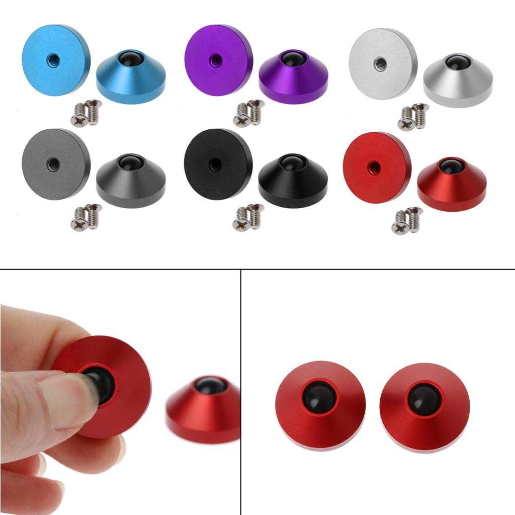 Foto 4 pulgar | Pies De Teclado Mecánicos Para Aluminio Cnc Anodizado He, 2 Piezas - Venta Internacional.