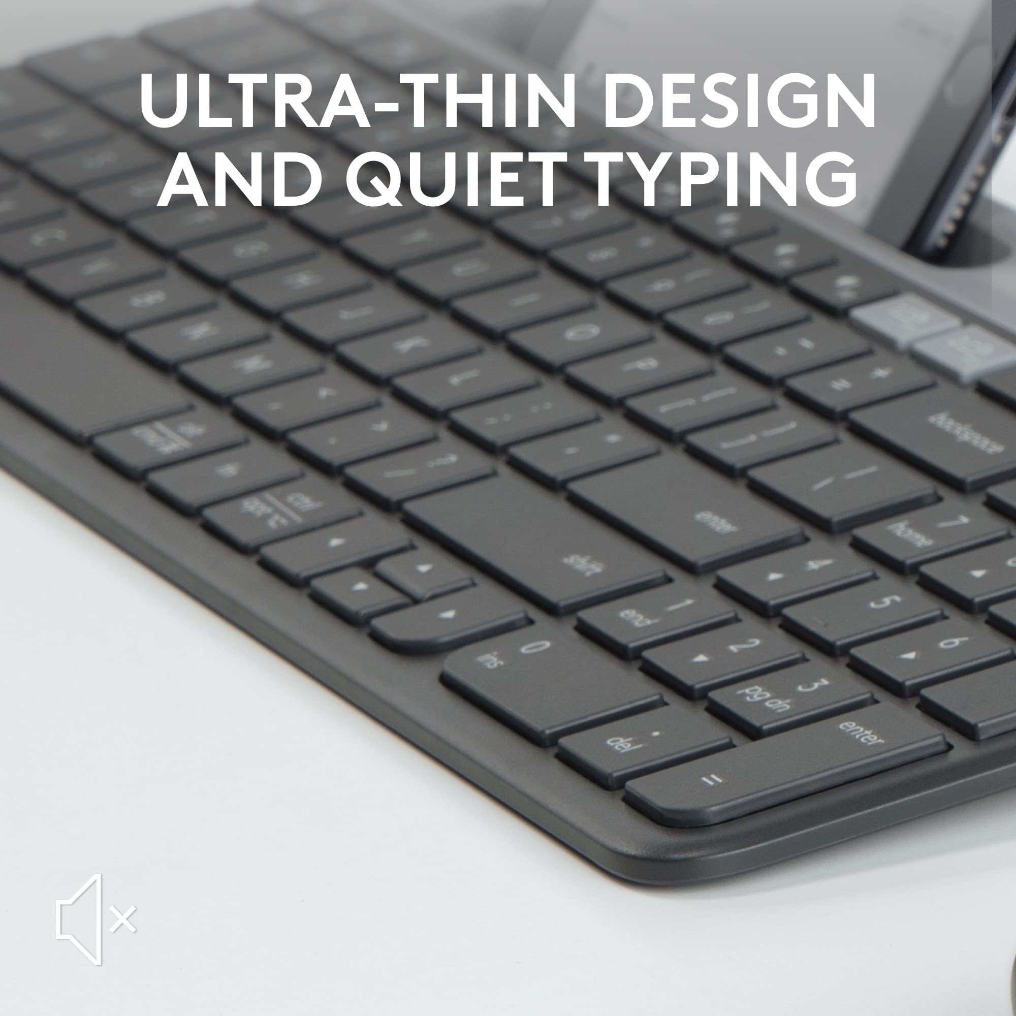 Foto 5 pulgar | Teclado Logitech K585, Delgado, Inalámbrico, Multidispositivo, Grafito - Venta Internacional.