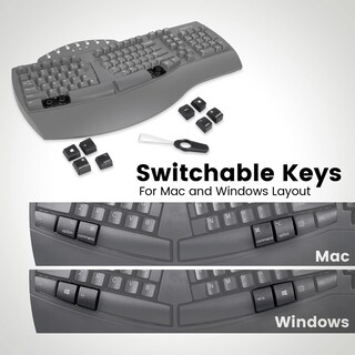 Foto 6 | Teclado Dividido Ergonómico Inalámbrico Perixx Periboard-612b - Venta Internacional.