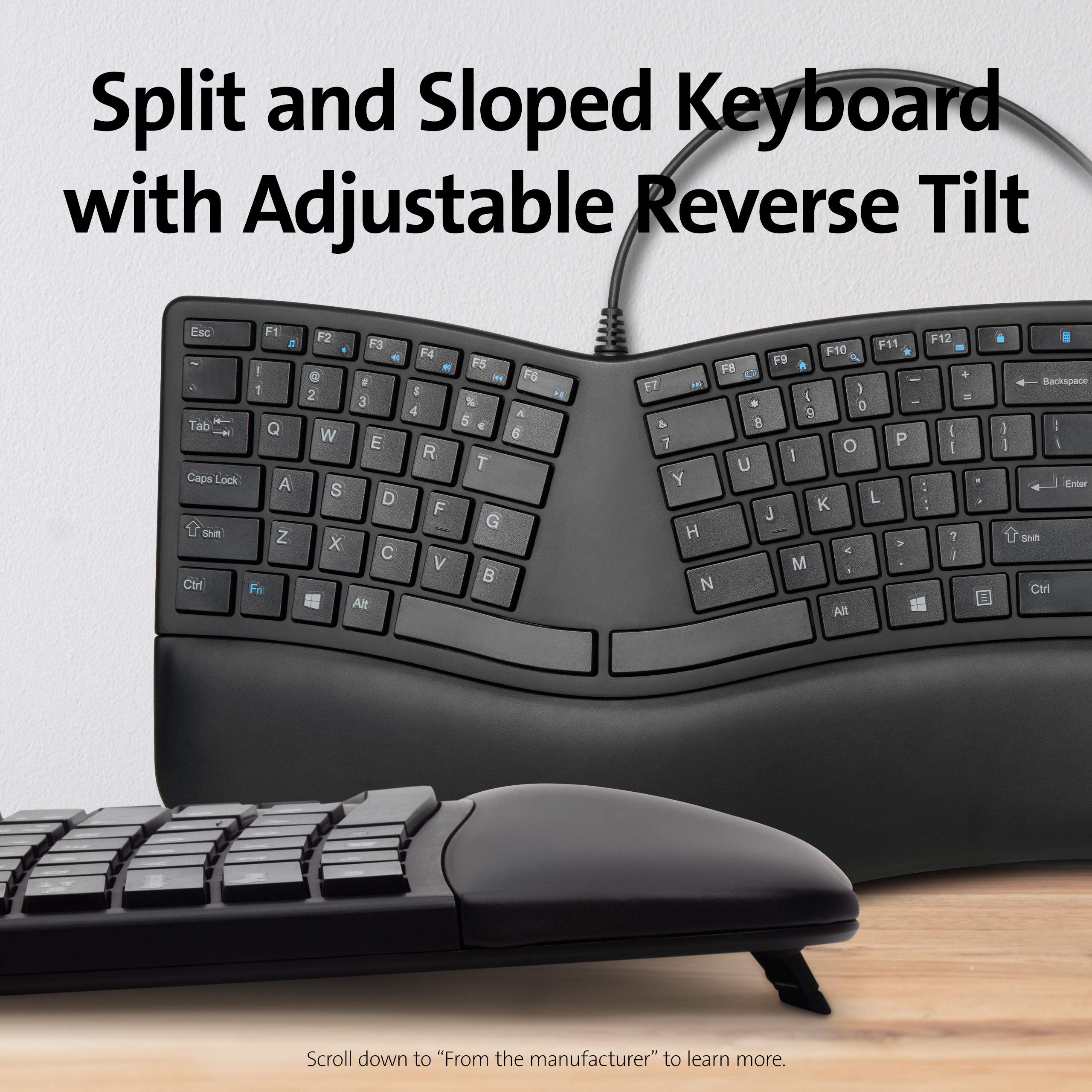 Foto 3 pulgar | Teclado Kensington Pro Fit Ergonómico Con Cable Negro K75400us - Venta Internacional.