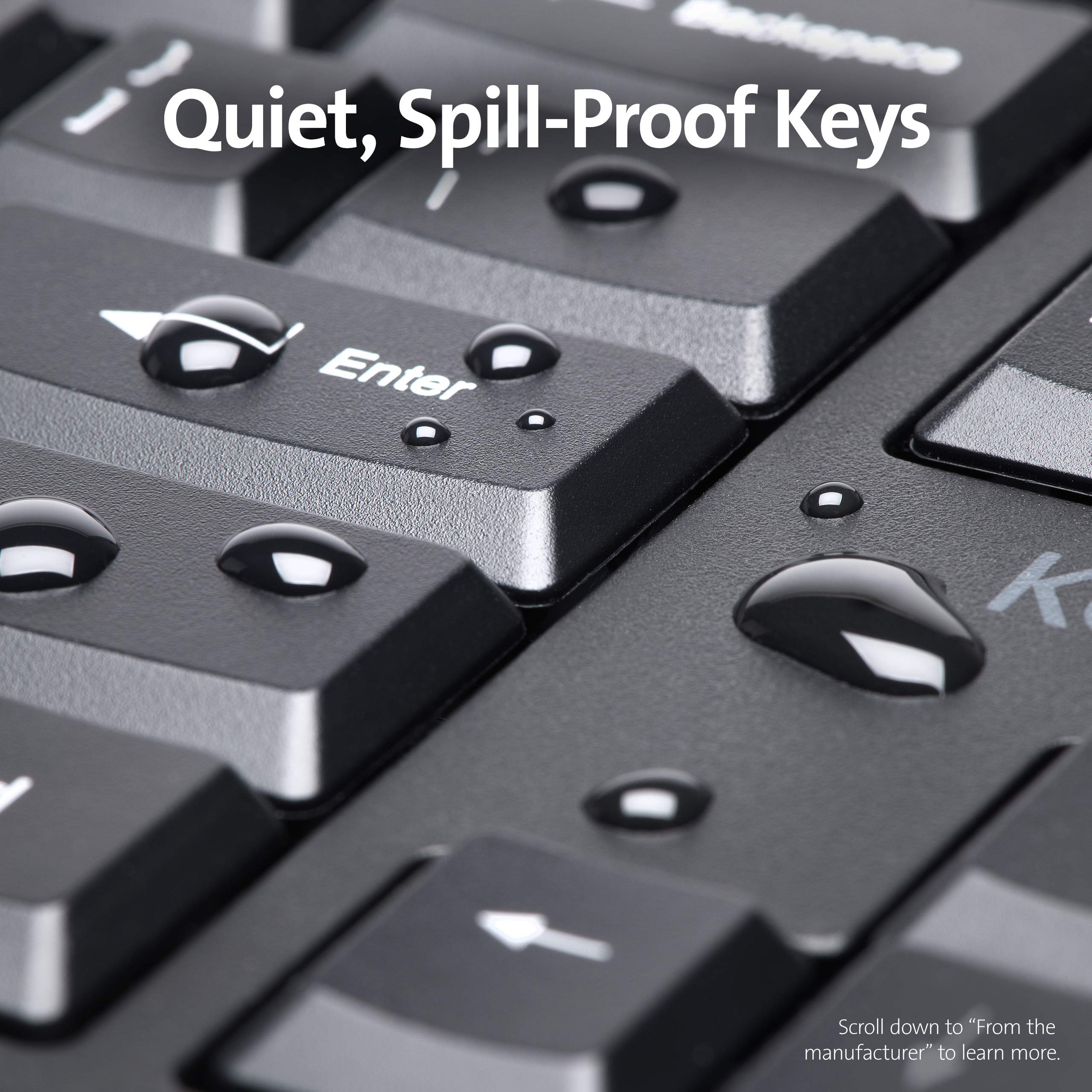 Foto 5 | Teclado Kensington Pro Fit Ergonómico Con Cable Negro K75400us - Venta Internacional.
