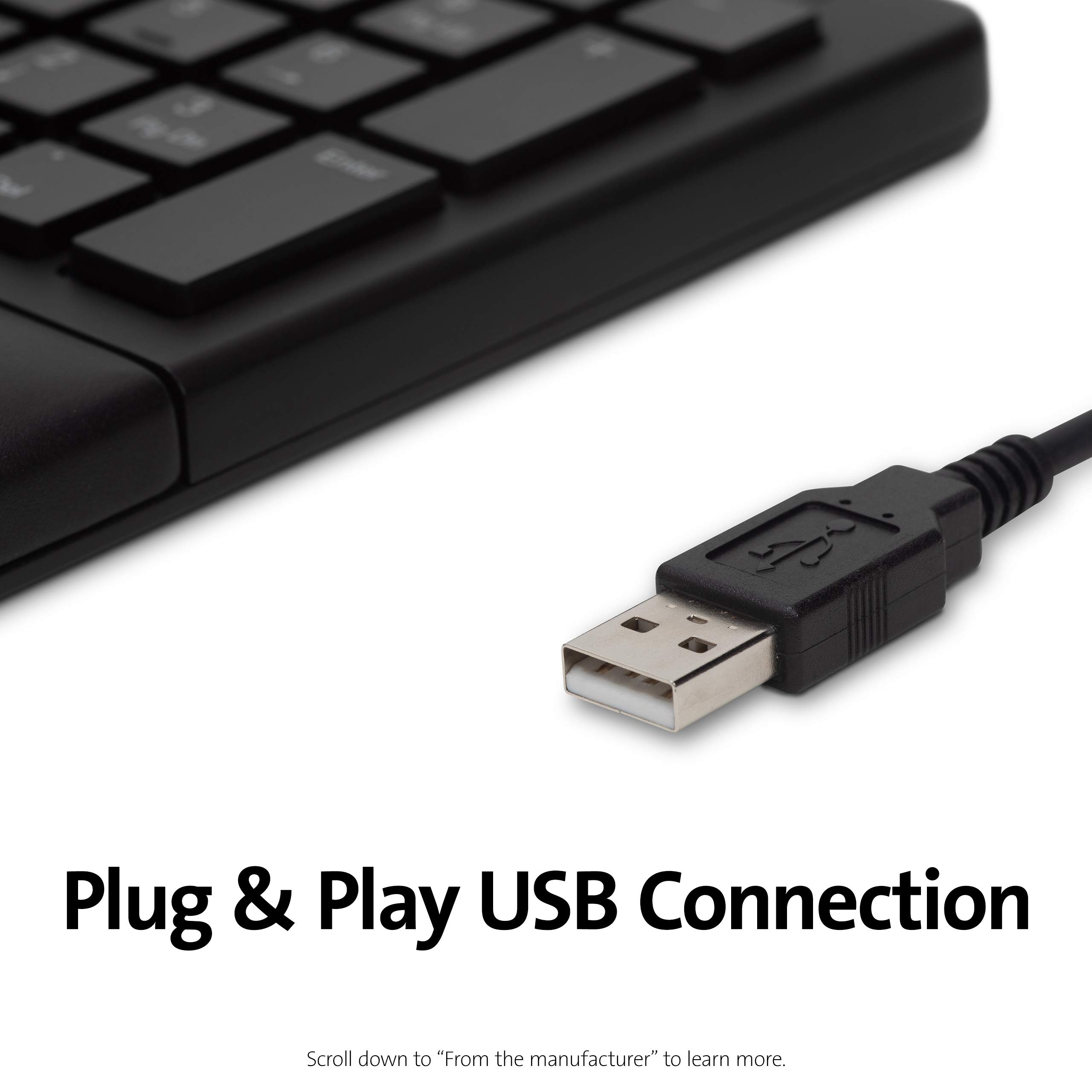 Foto 8 pulgar | Teclado Kensington Pro Fit Ergonómico Con Cable Negro K75400us - Venta Internacional.