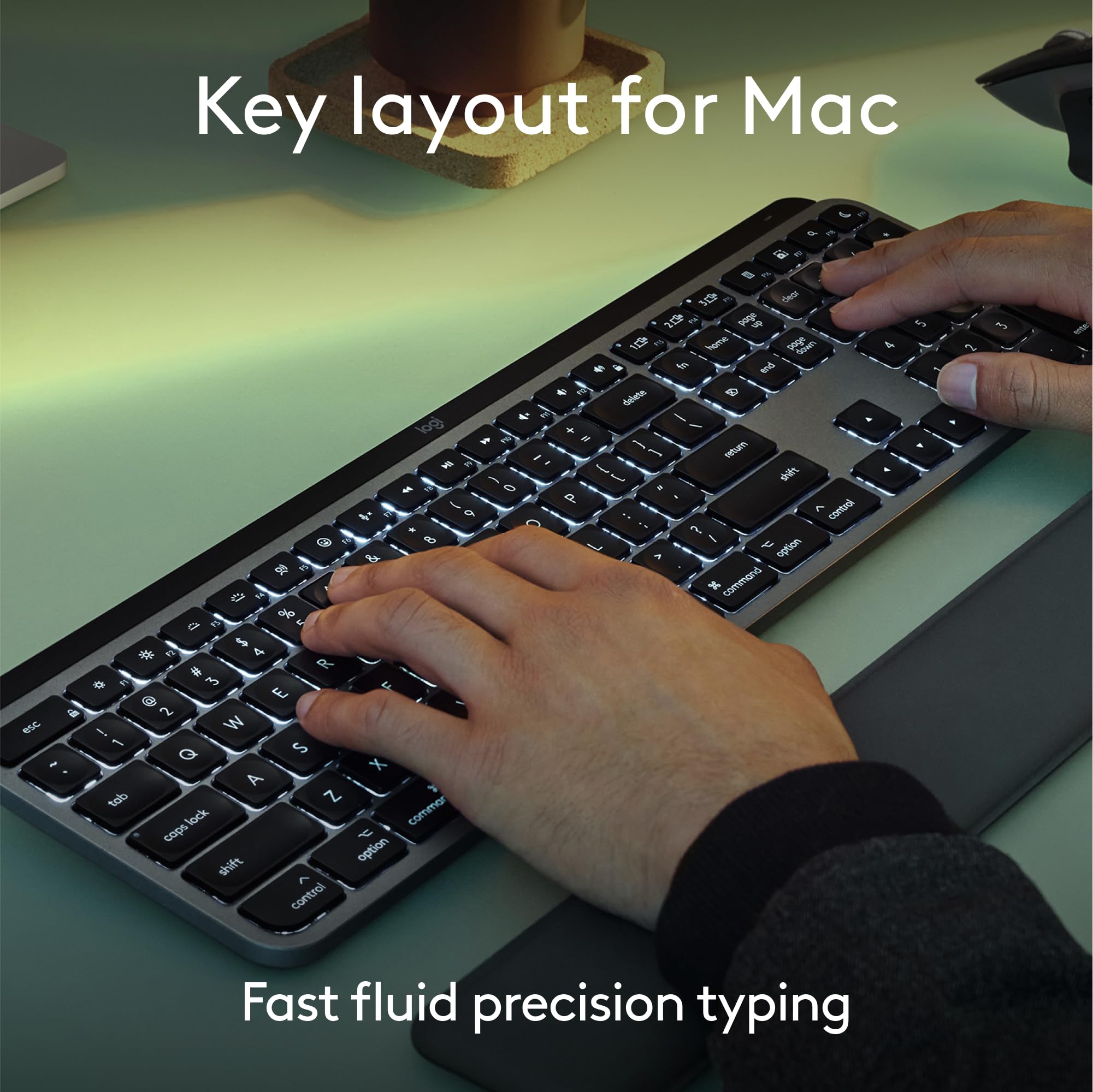 Foto 3 pulgar | Teclado Inalámbrico Logitech Mx Keys S para Mac Space Grey - Venta Internacional.