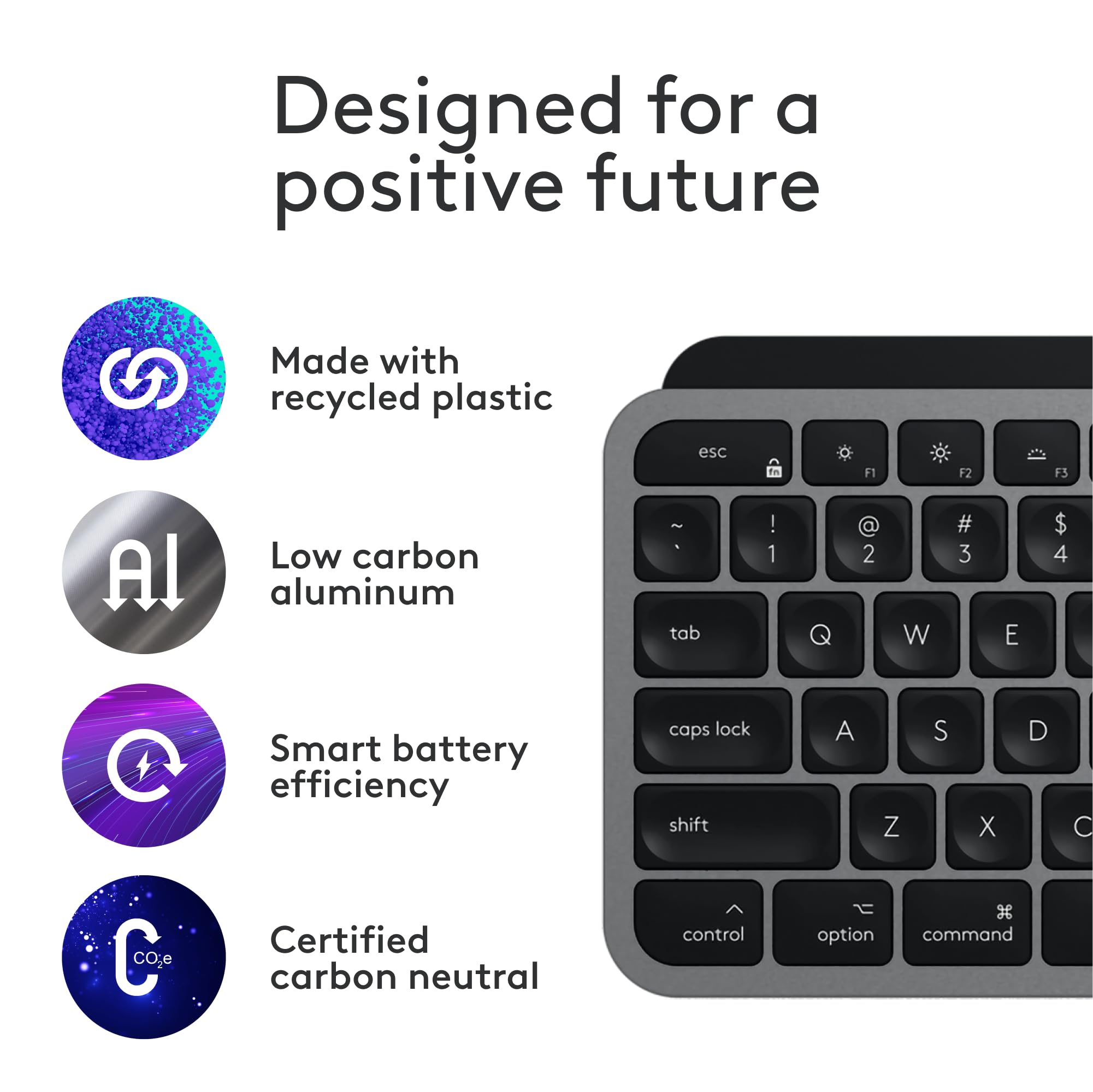 Foto 6 pulgar | Teclado Inalámbrico Logitech Mx Keys S para Mac Space Grey - Venta Internacional.