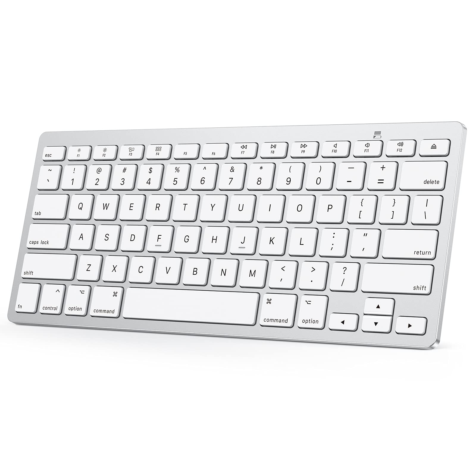 Foto 2 pulgar | Teclado Bluetooth Omoton Para Mac, Inalámbrico Plateado - Venta Internacional.