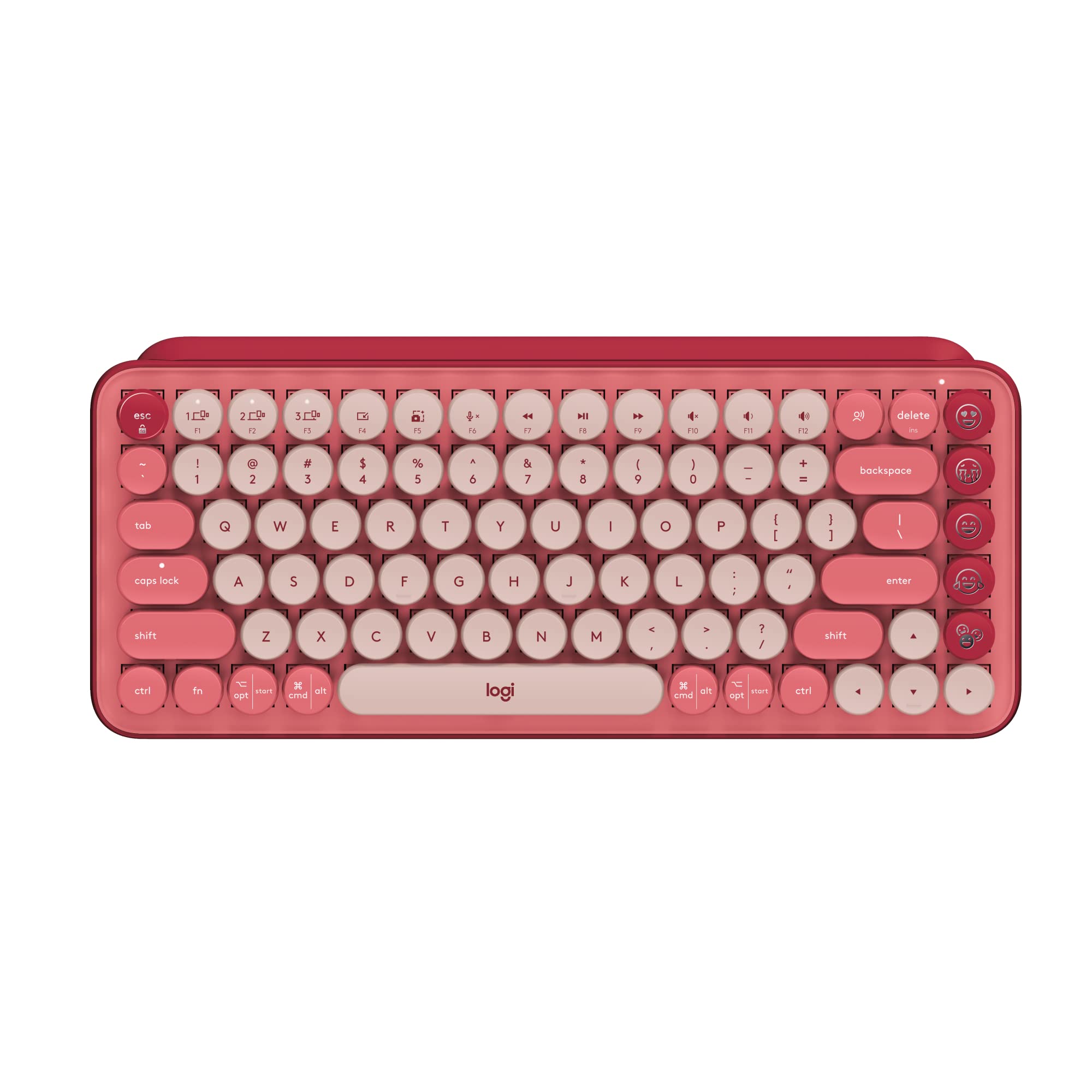 Teclado Logitech Pop Mechanical Wireless Con Teclas Emoji - Venta Internacional.