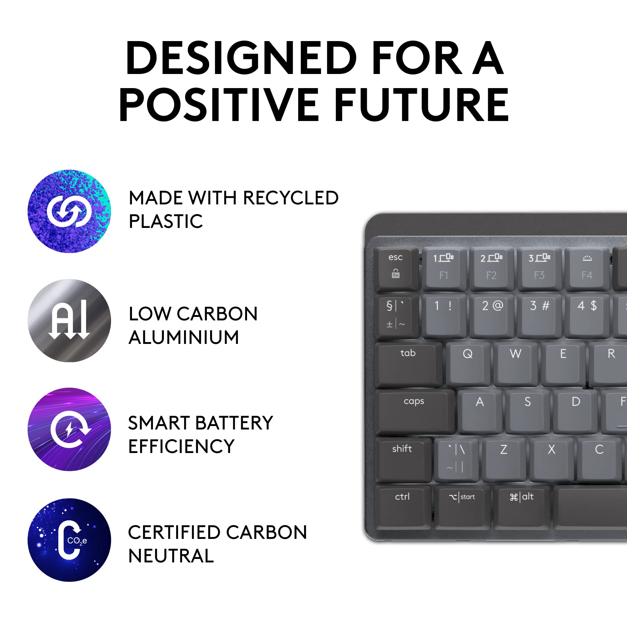 Foto 5 | Teclado Logitech Mx Mechanical Mini Inalámbrico Iluminado - Venta Internacional.