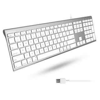 Foto 1 | Teclado Macally Ultradelgado Usb Con Cable De Tamaño Completo Para Imac - Venta Internacional.
